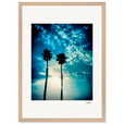 Bubbles and Sky Sticks Framed print A2 (42 x 59.4  cm) Wood frame 33