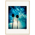 Bubbles and Sky Sticks Framed print A2 (42 x 59.4 cm) Wood frame 22