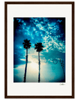 Bubbles and Sky Sticks Framed print A3 (29.7 x 42 cm) Dark wood frame 36