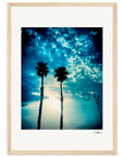 Bubbles and Sky Sticks Framed print A3 (29.7 x 42 cm) Wood frame 30