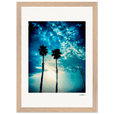Bubbles and Sky Sticks Framed print A3 (29.7 x 42  cm) Wood frame 26
