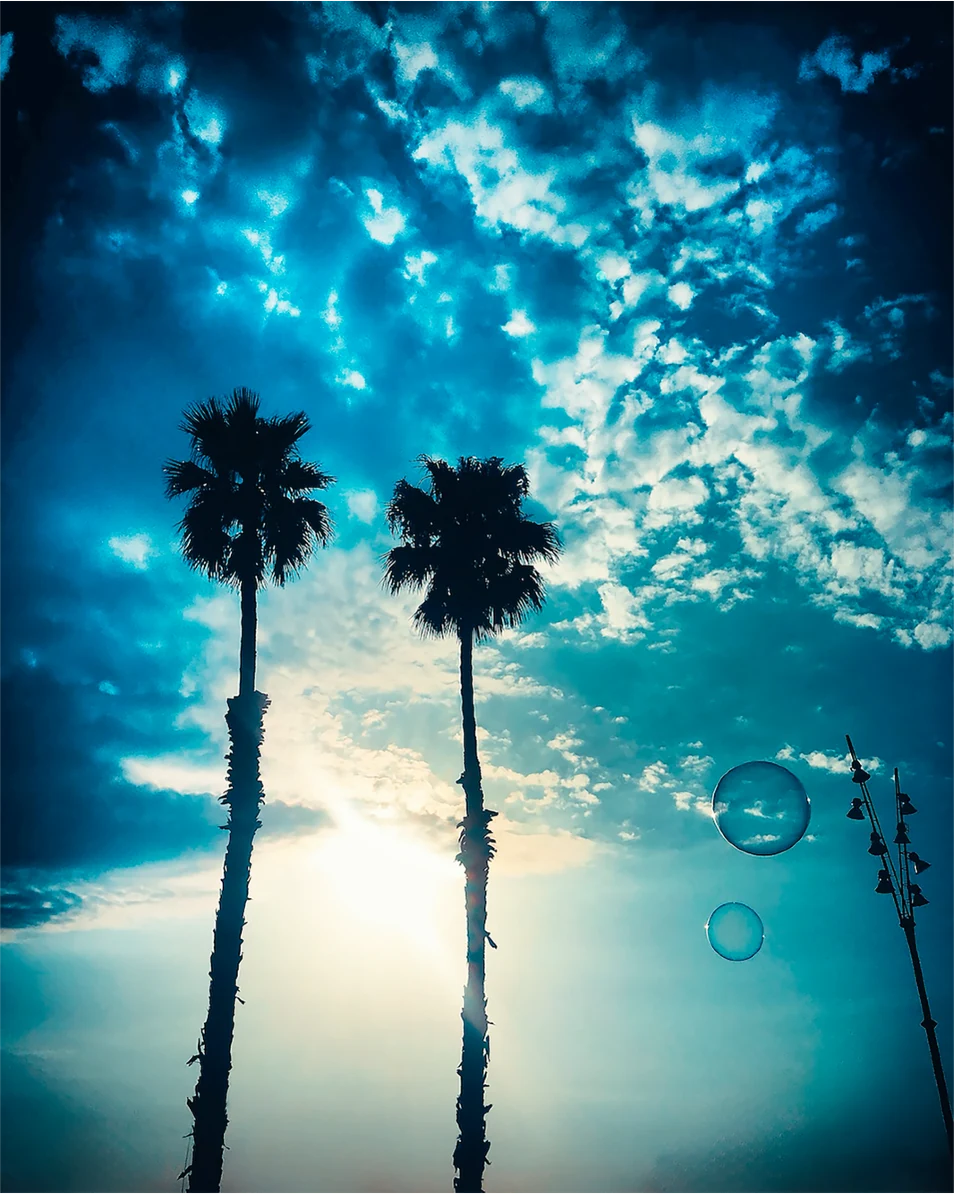 Bubbles and Sky Sticks, Photo Art by ClaraXenia