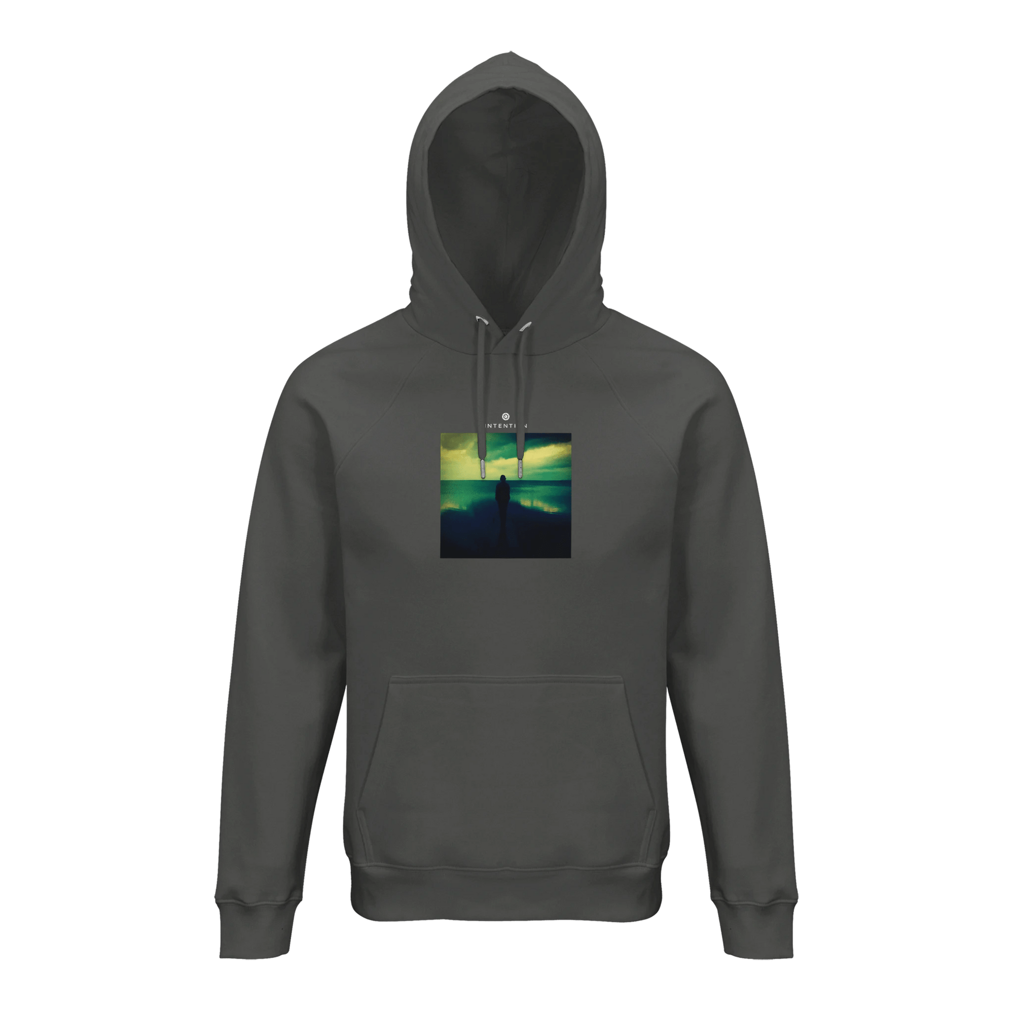 Calm - "Emerald Storms" Hoodie charcoal melange XS 9