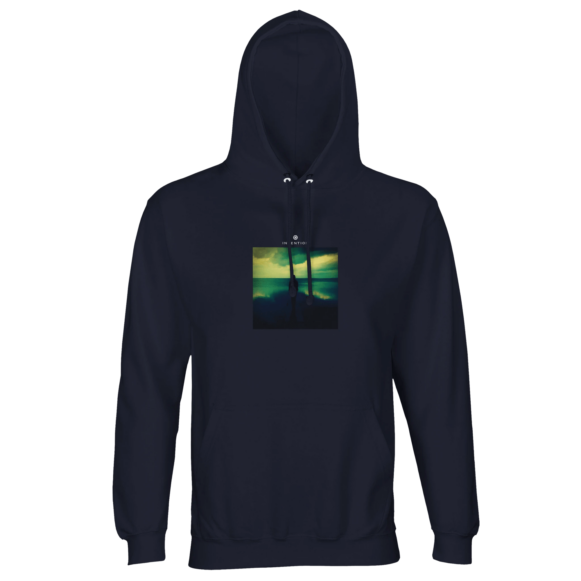 Calm - "Emerald Storms" Hoodie French Navy XS 19