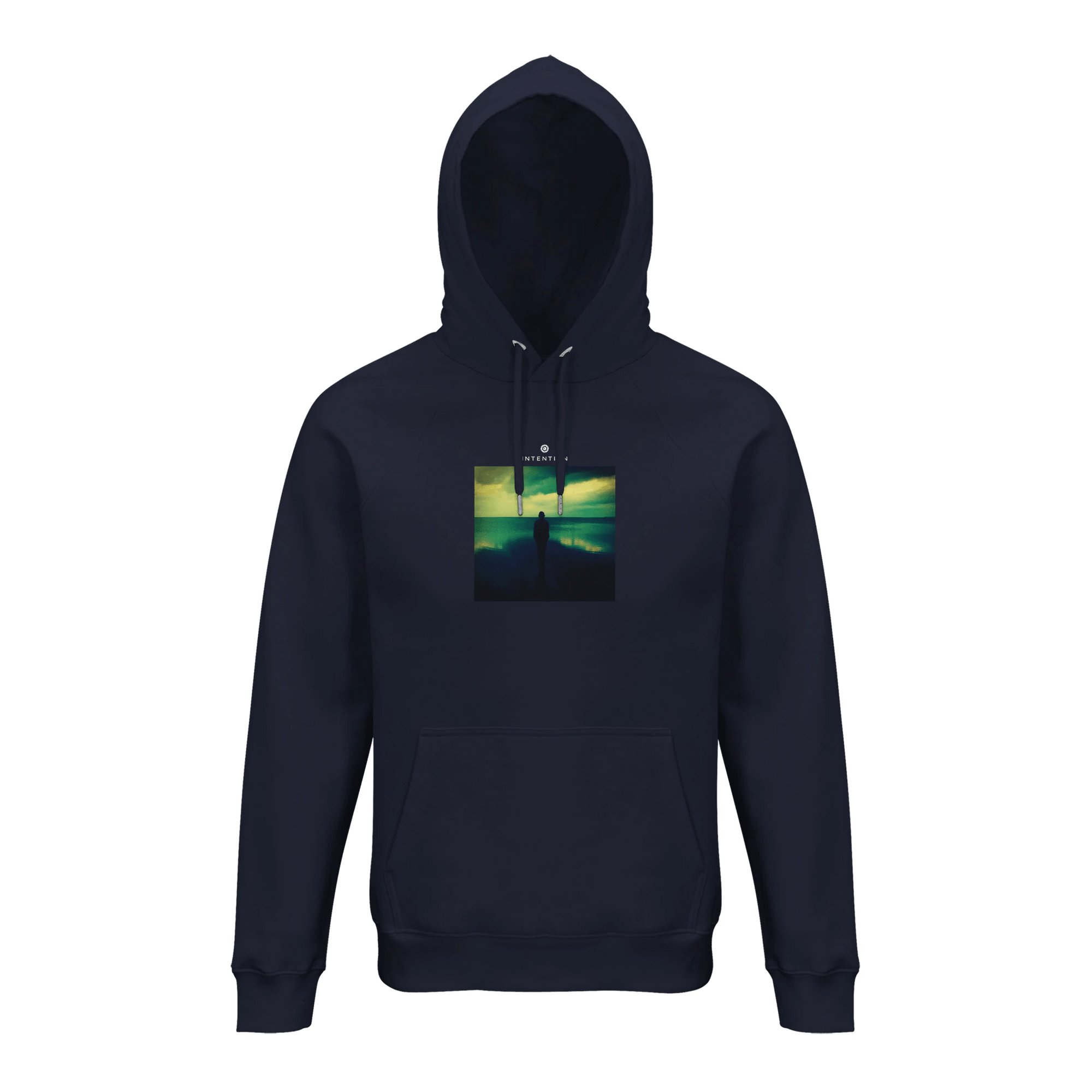 Calm - "Emerald Storms" Hoodie French Navy XS 29