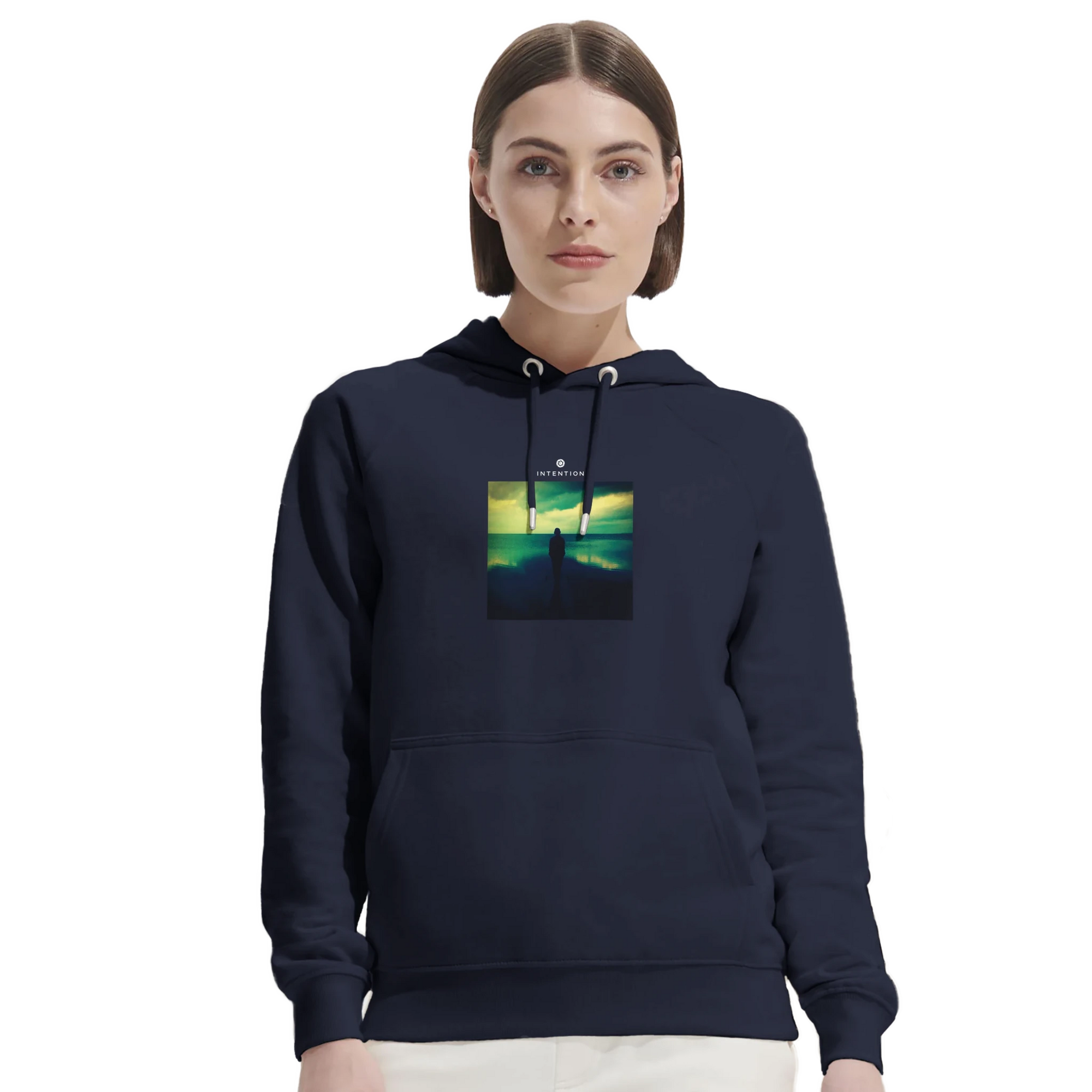 Calm - "Emerald Storms" Hoodie Off White XS 33