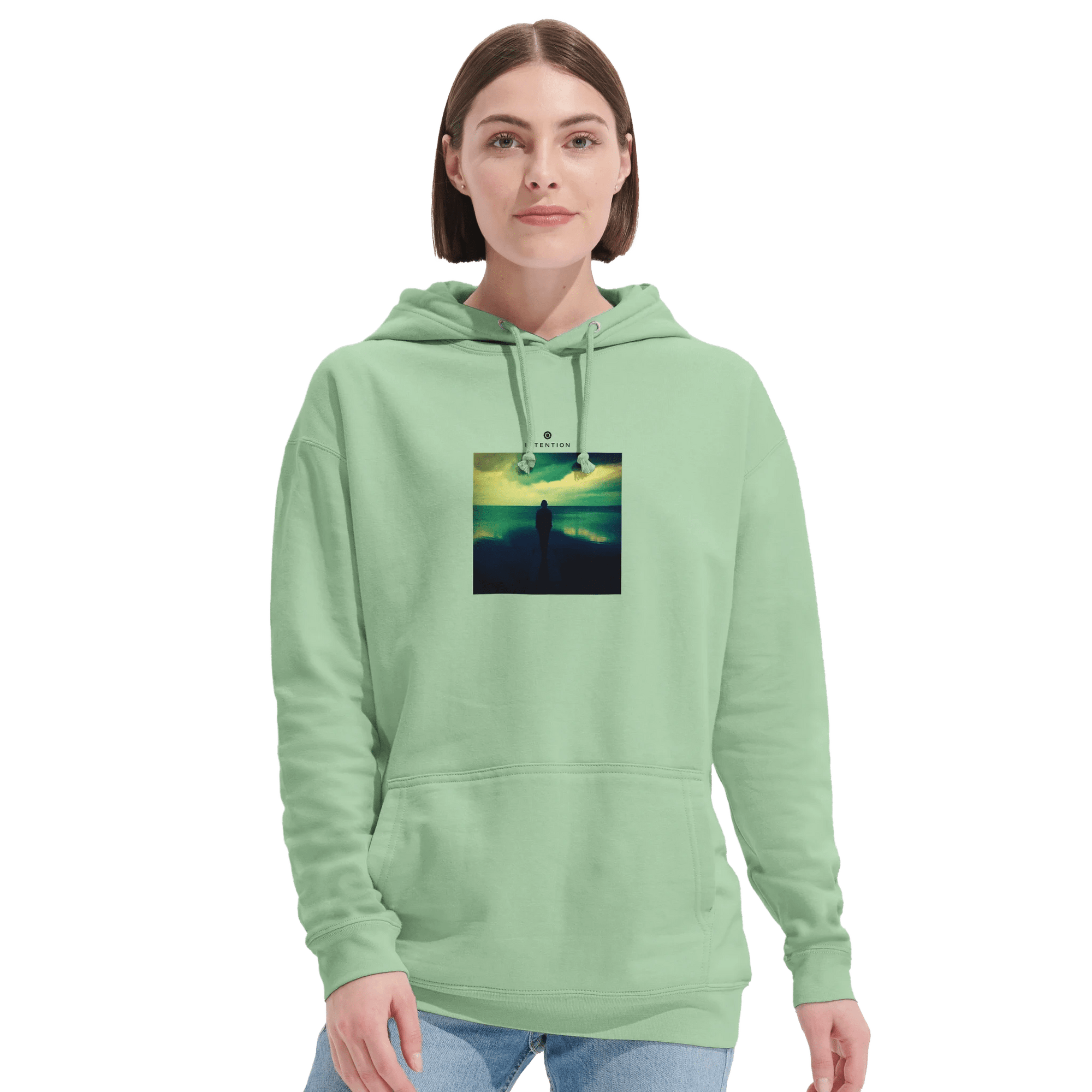 Calm - "Emerald Storms" Hoodie frozen green XS 8