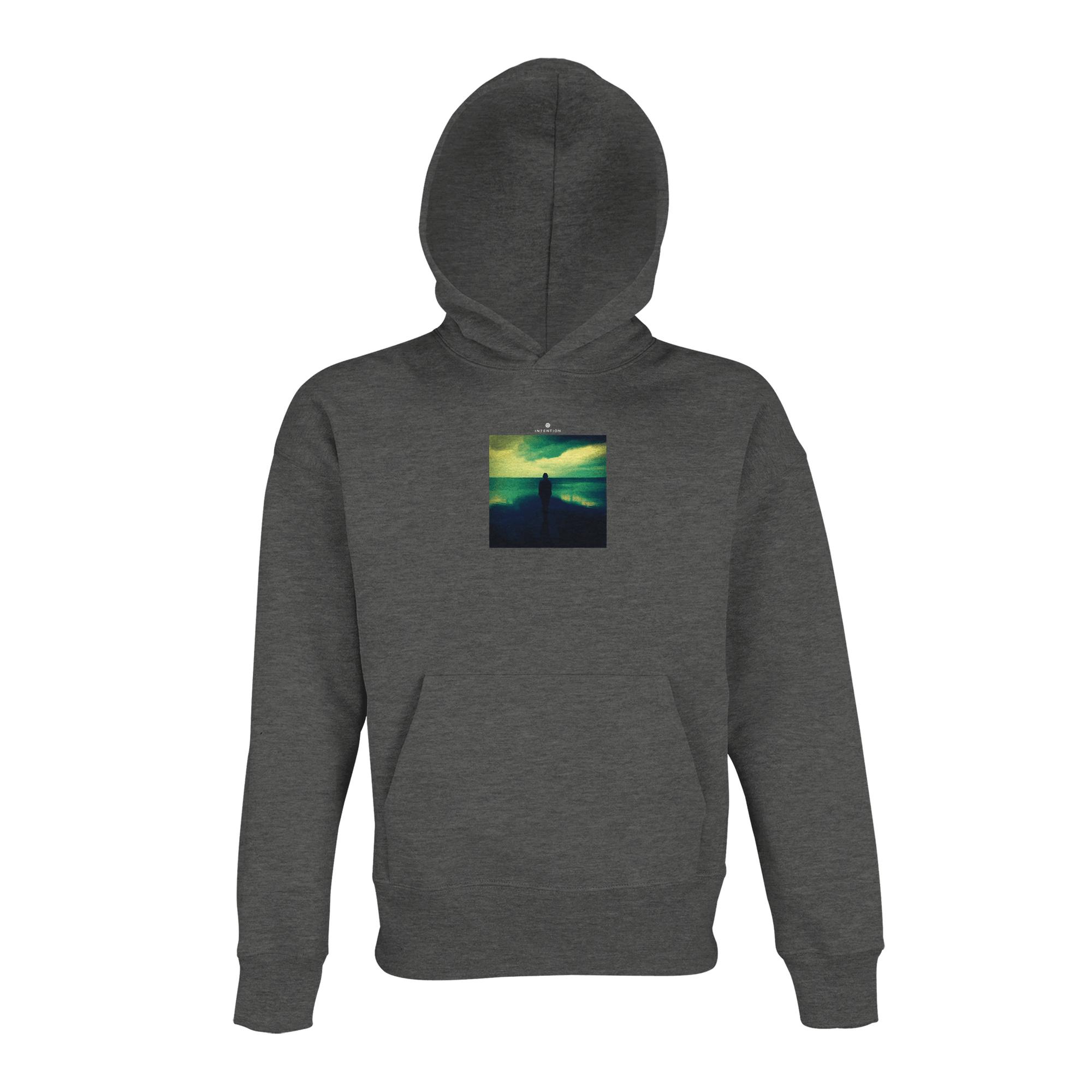Calm - "Emerald Storms" Hoodie Grey Melange XS 9