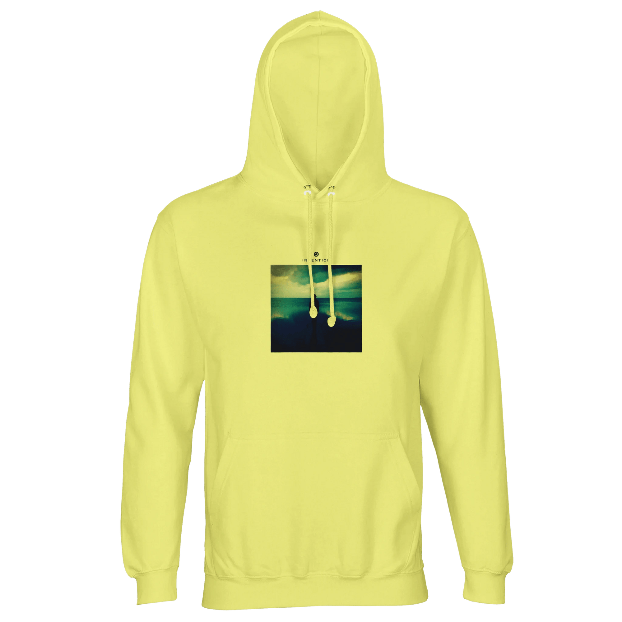 Calm - "Emerald Storms" Hoodie Light Yellow XS 24