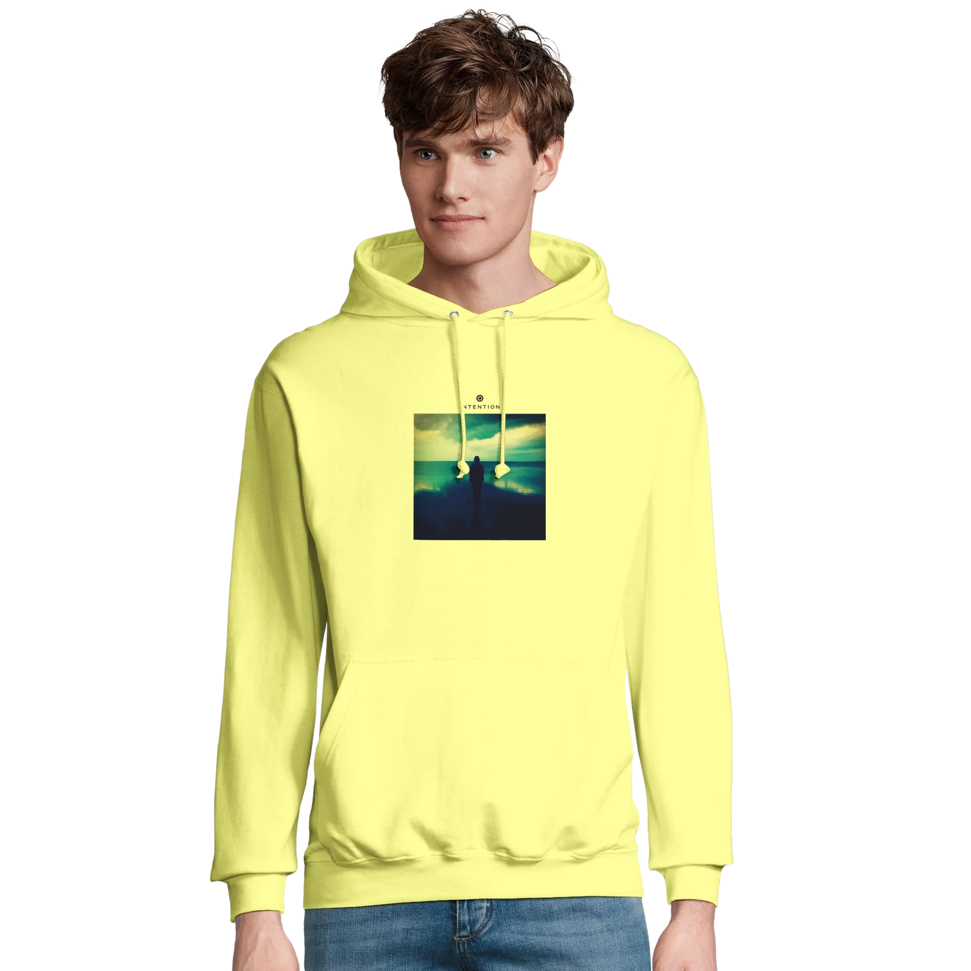 Calm - "Emerald Storms" Hoodie Light Yellow XS 26
