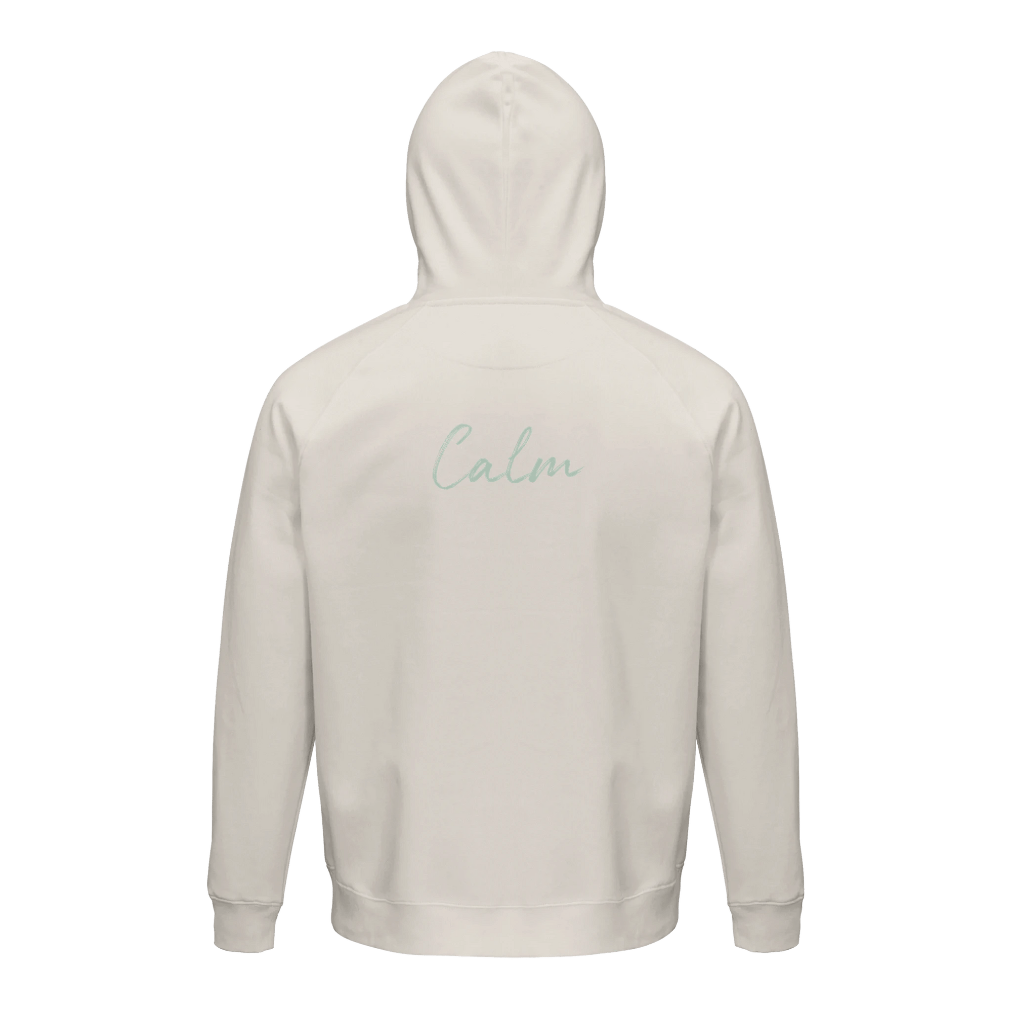 Calm - "Emerald Storms" Hoodie Off White XS 2