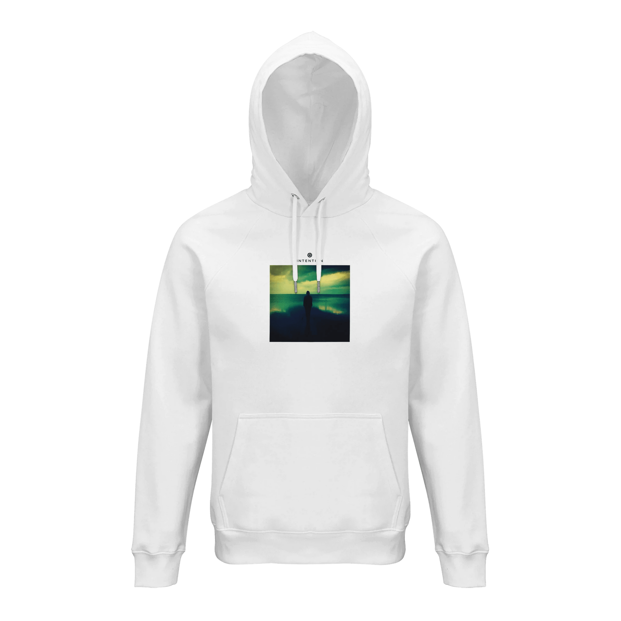 Calm - "Emerald Storms" Hoodie White XS 19