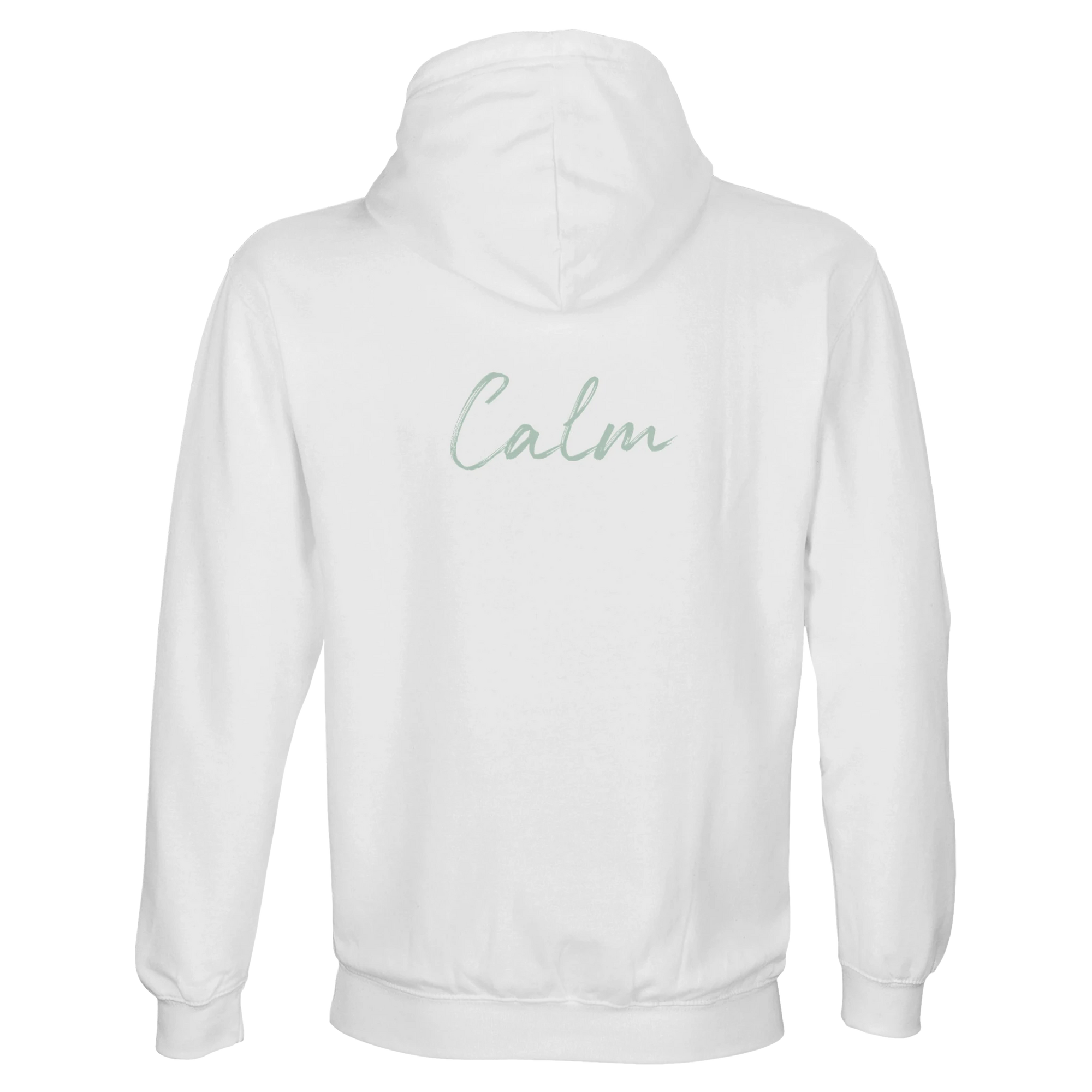 Calm - "Emerald Storms" Hoodie White XS 10
