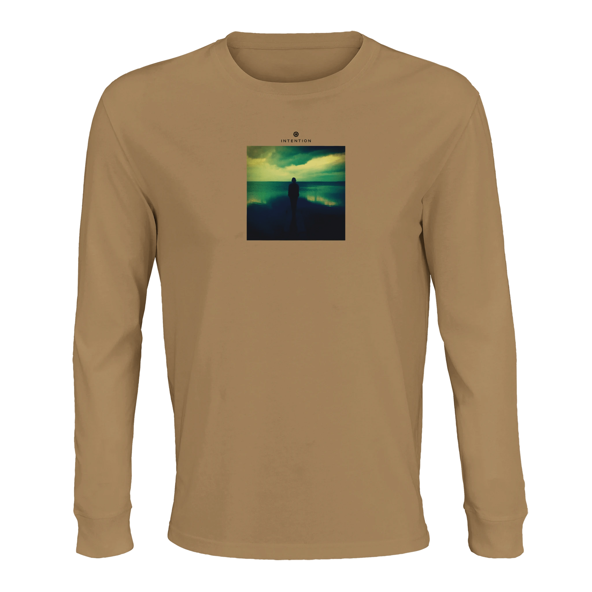 Calm - "Emerald Storms" Long sleeve dark beige XS 1
