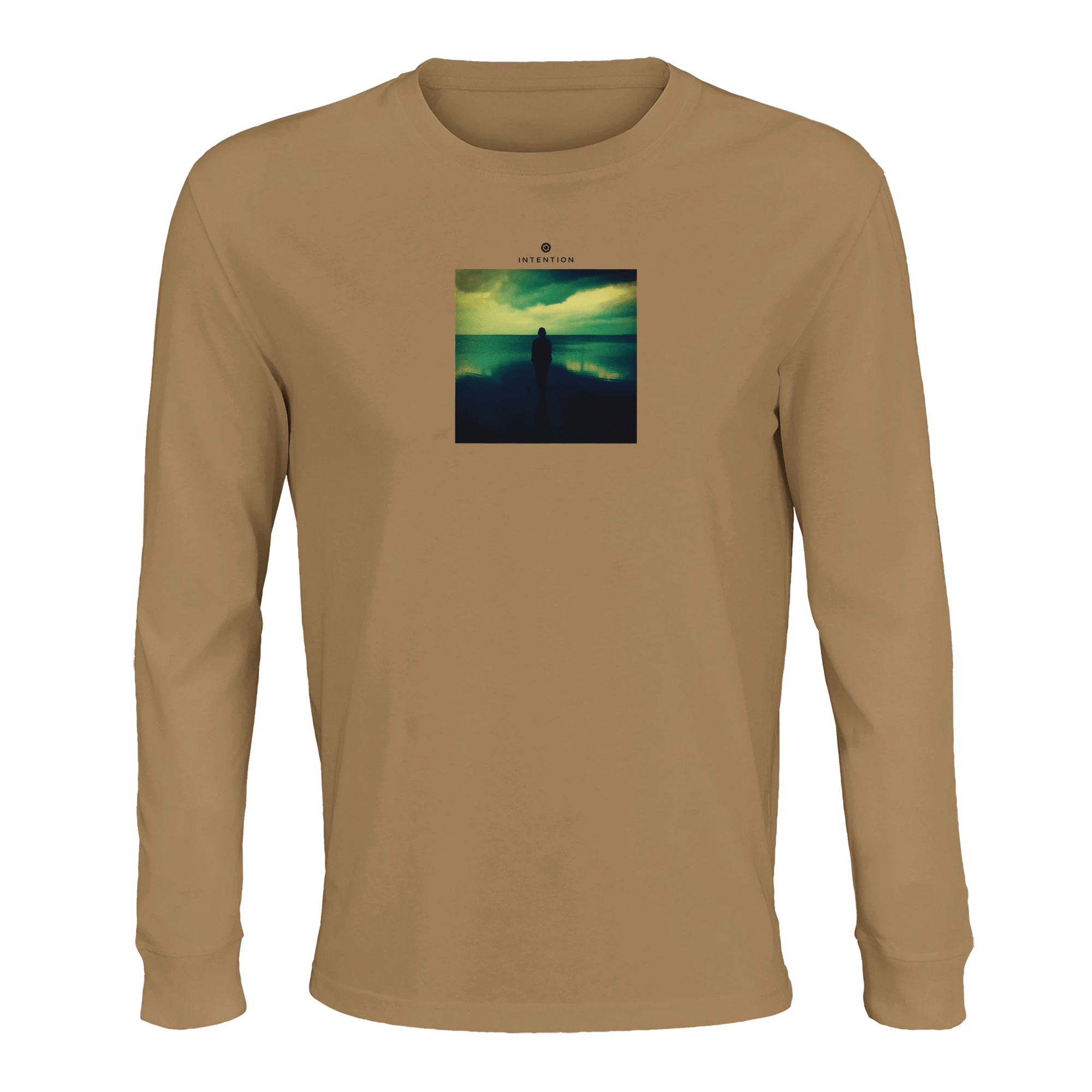 Calm - "Emerald Storms" Long sleeve dark beige XS 4