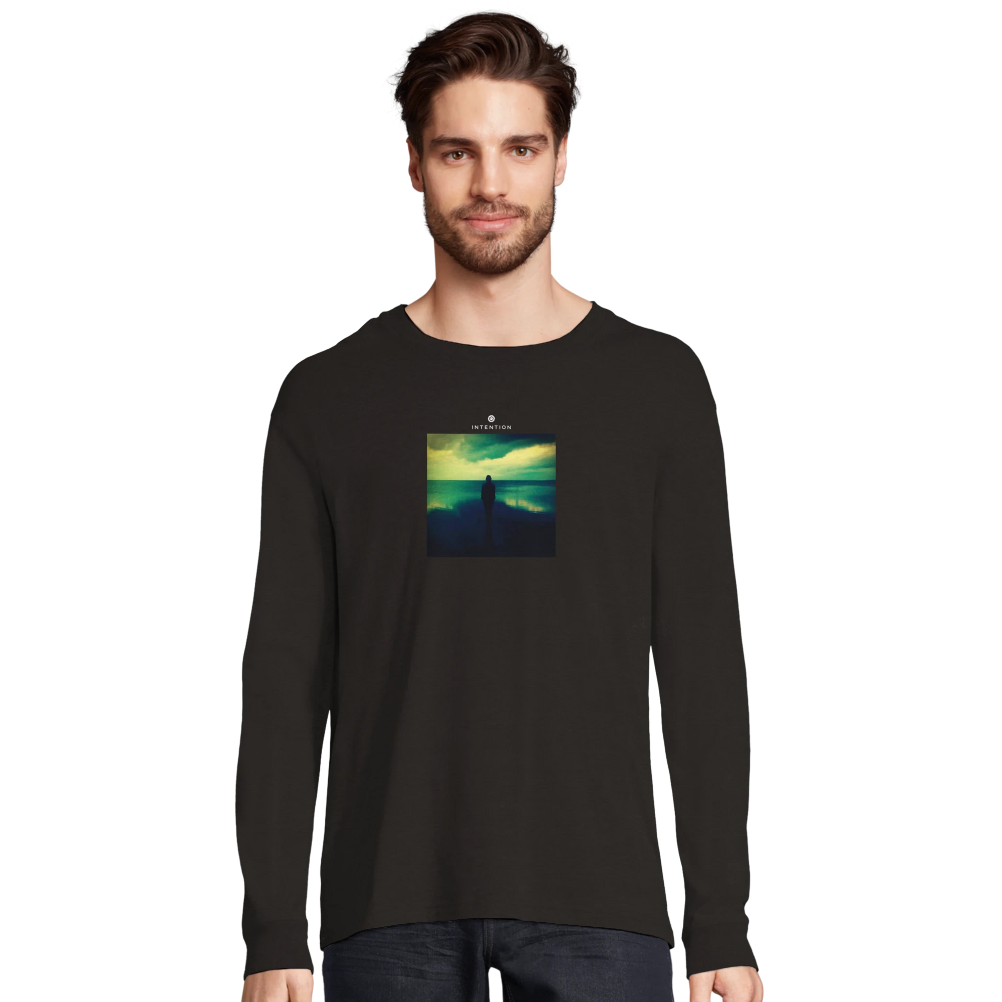 Calm - "Emerald Storms" Long sleeve Deep Black XS 26
