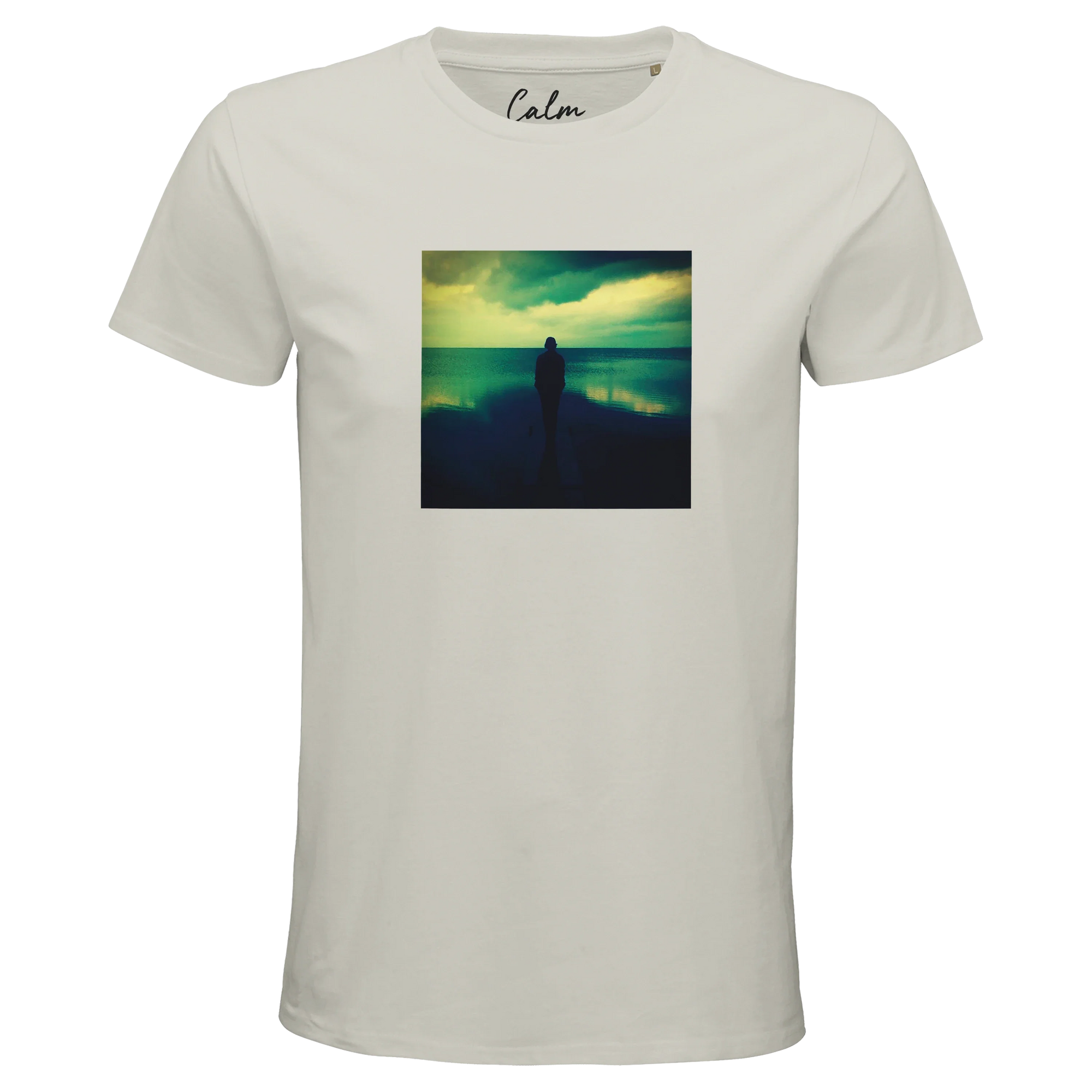 Calm - "Emerald Storms" T-shirt Ash 1