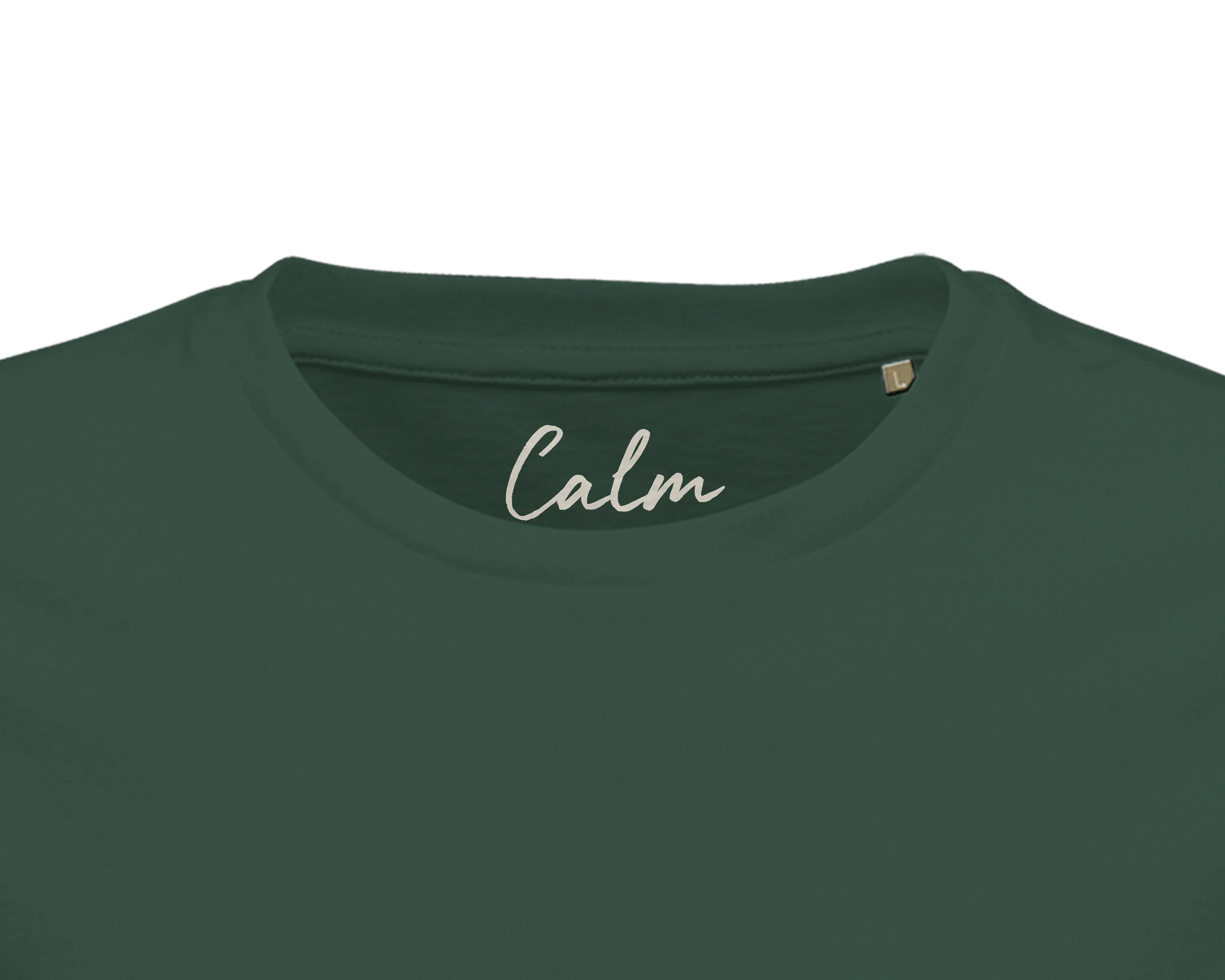 Calm - "Emerald Storms" T-shirt Bottle Green 2