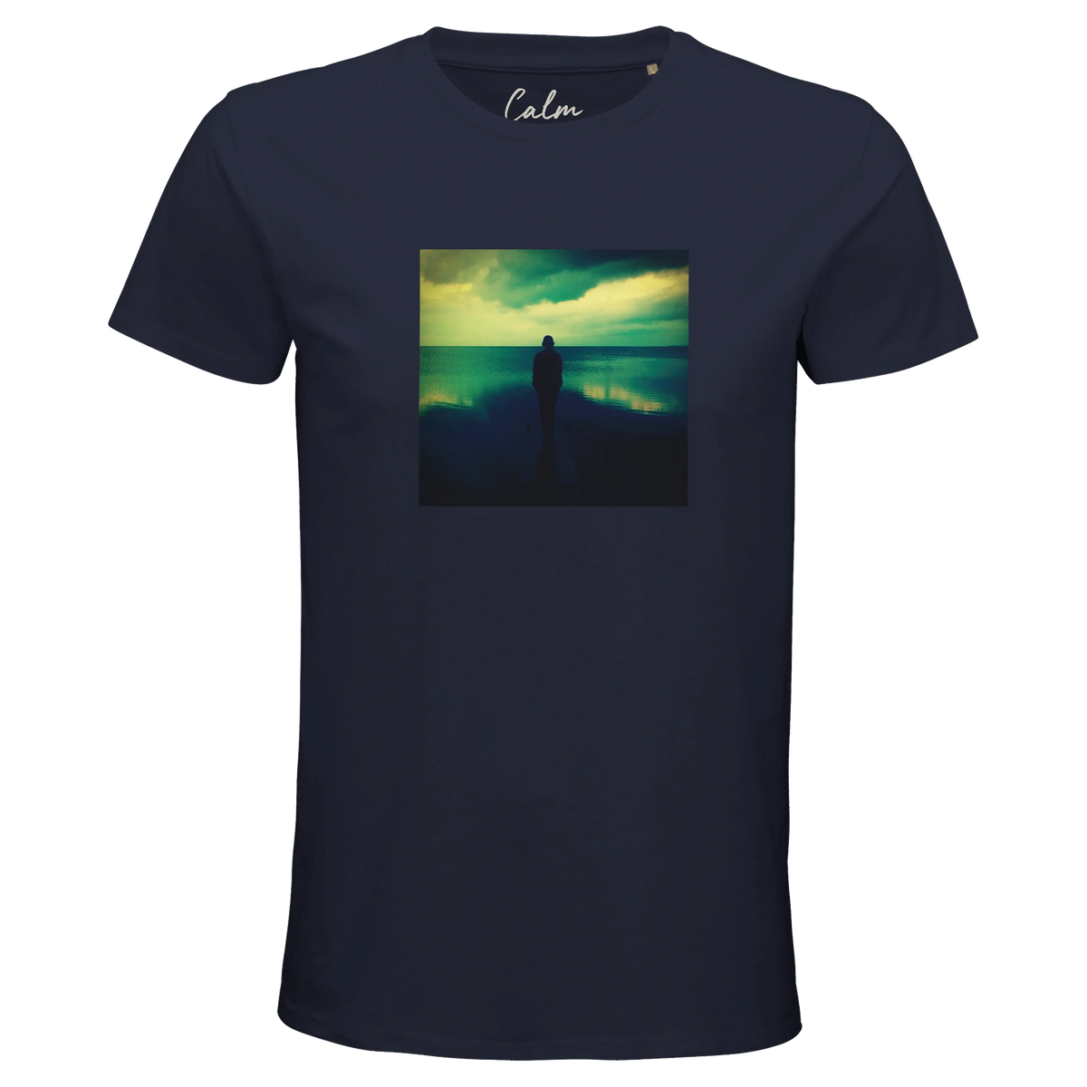 Calm - "Emerald Storms" T-shirt French Navy 1