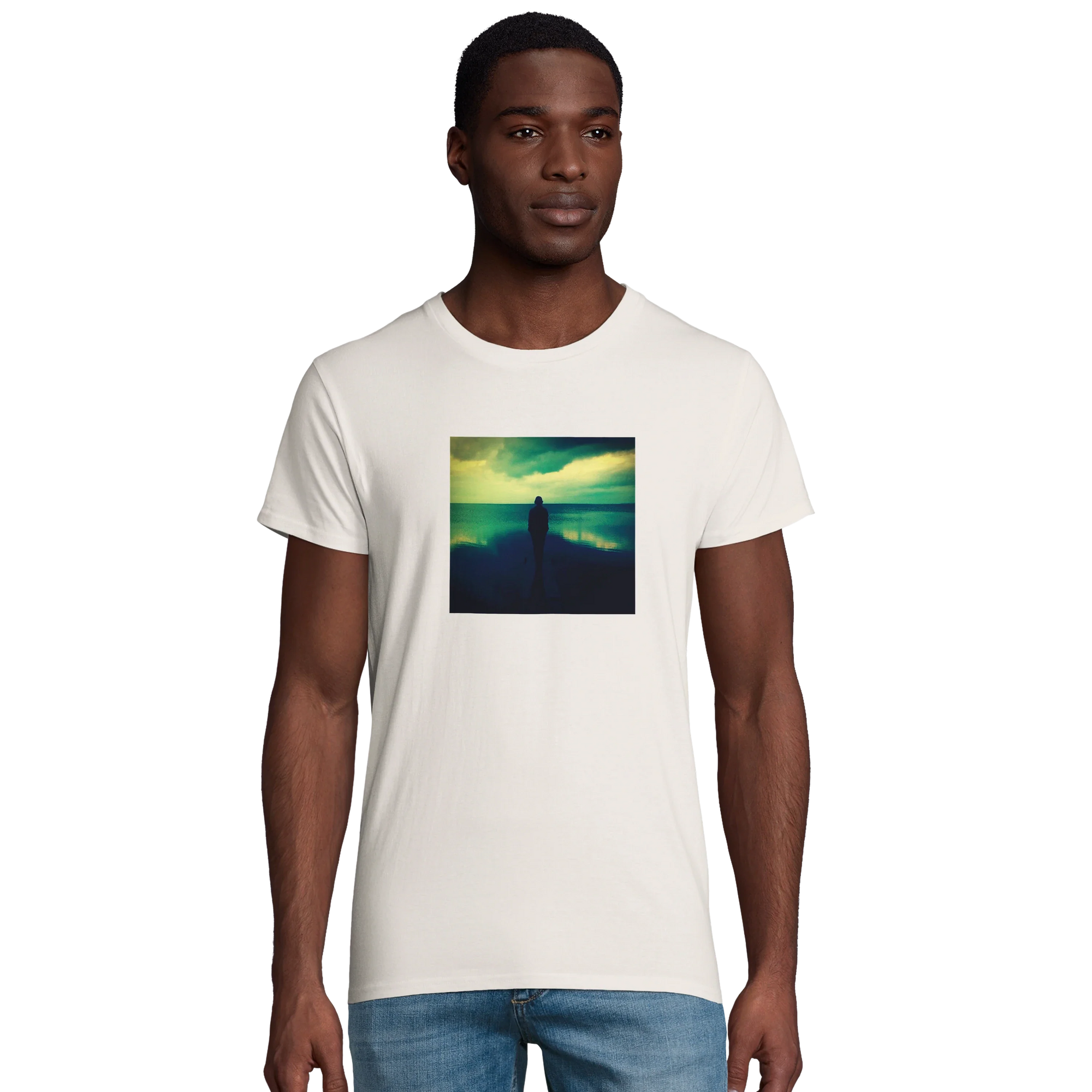 Calm - "Emerald Storms" T-shirt Off White 4