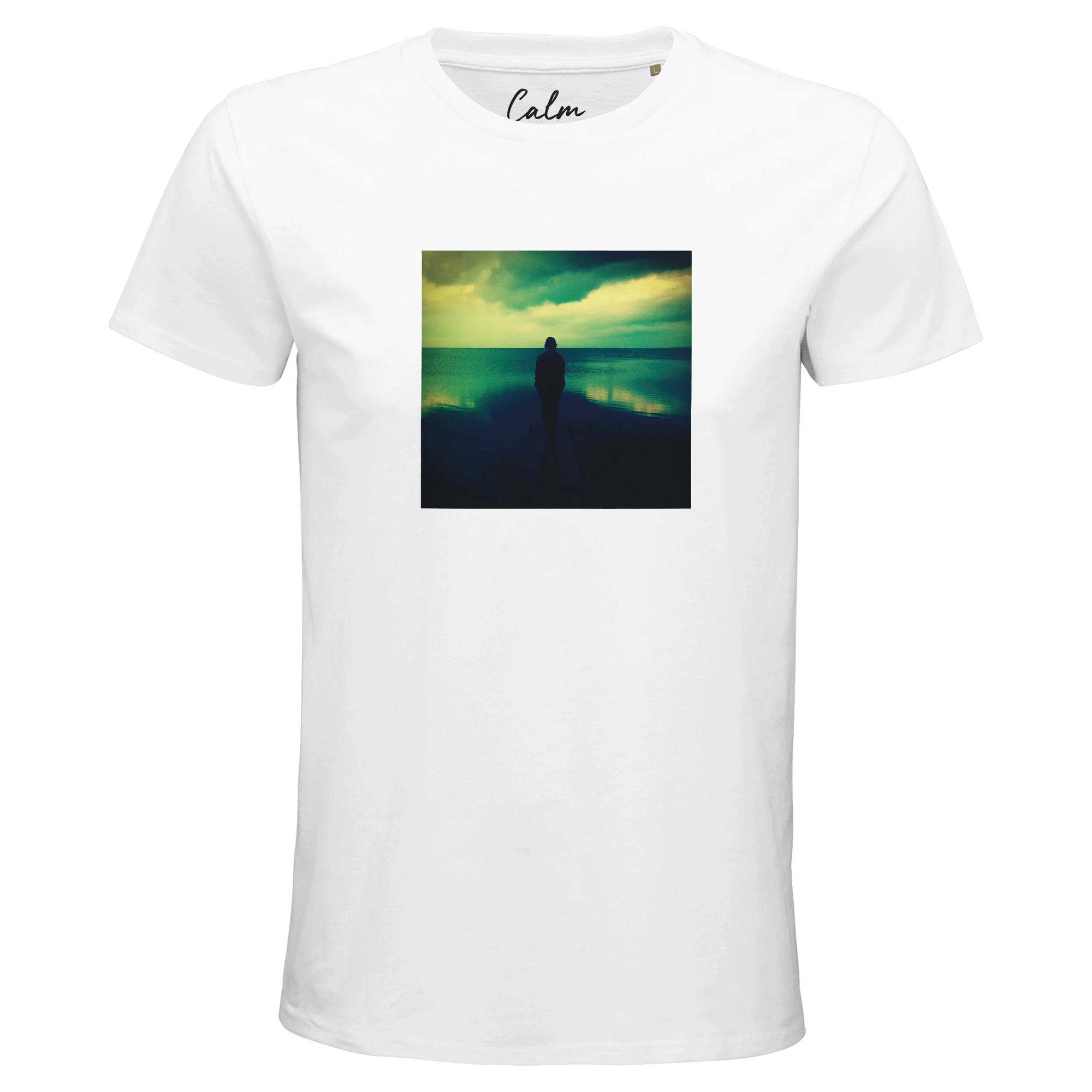 Calm - "Emerald Storms" T-shirt White 1