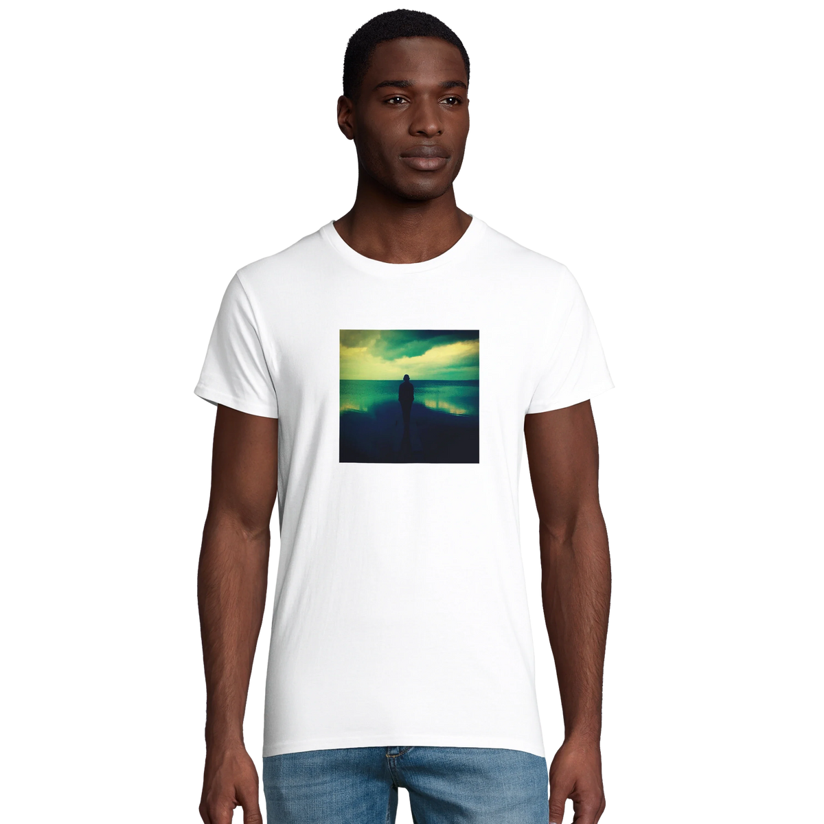 Calm - "Emerald Storms" T-shirt White 4