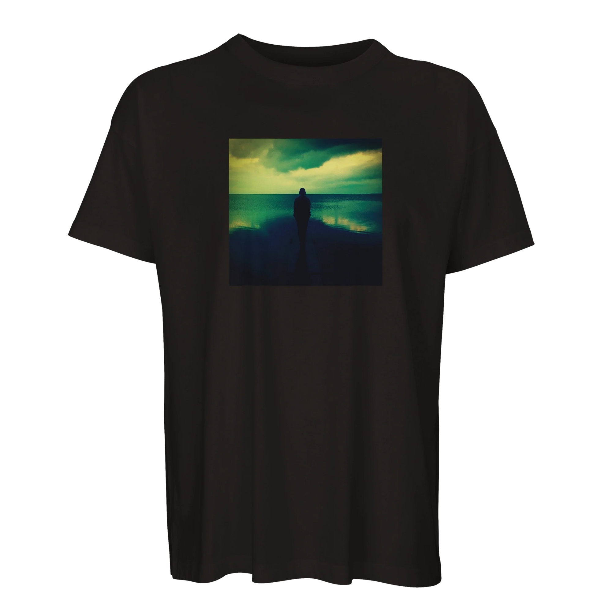 Calm - "Emerald Storms" T-shirt Deep Black 1