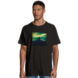 Calm - "Emerald Storms" T-shirt Deep Black 4