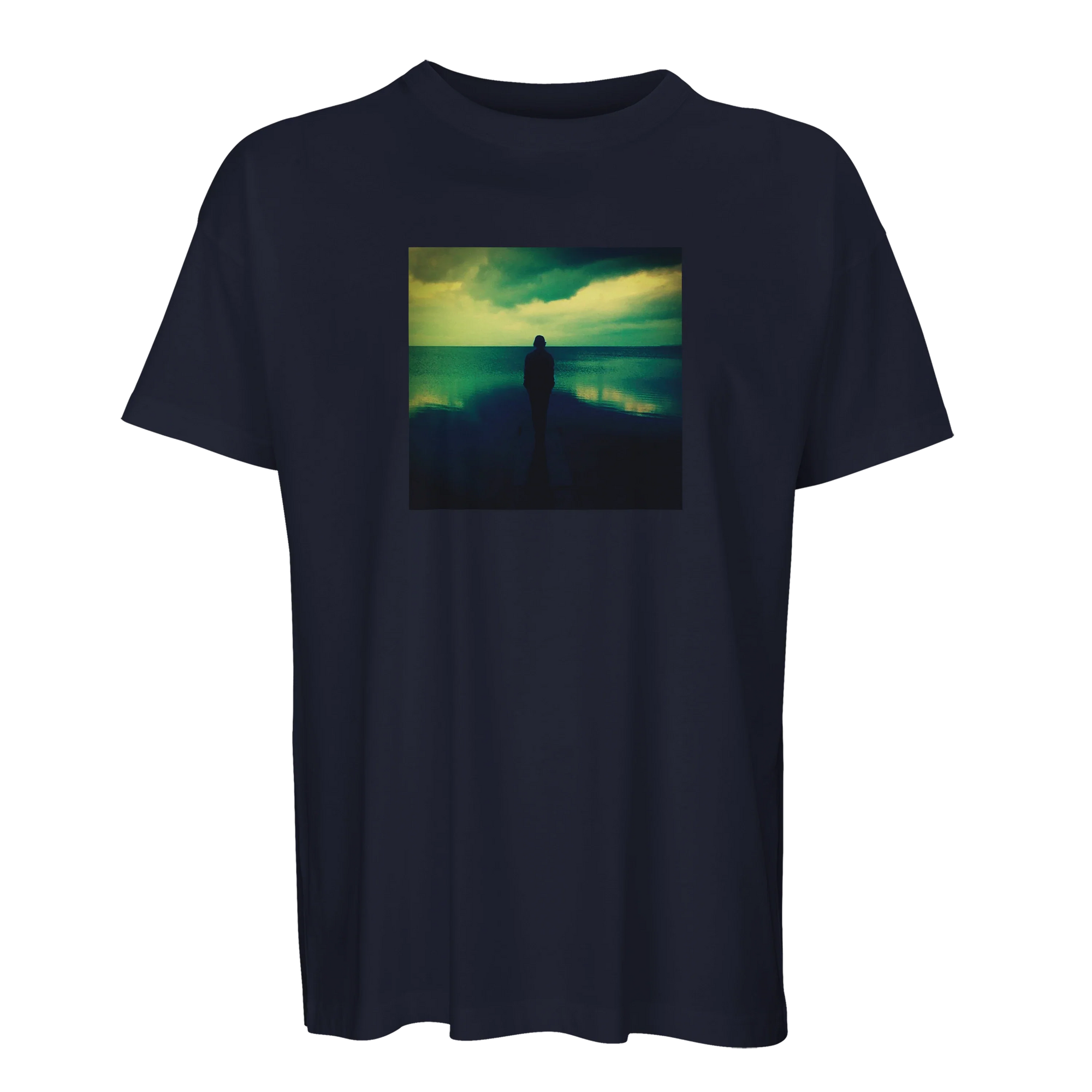 Calm - "Emerald Storms" T-shirt French Navy 1