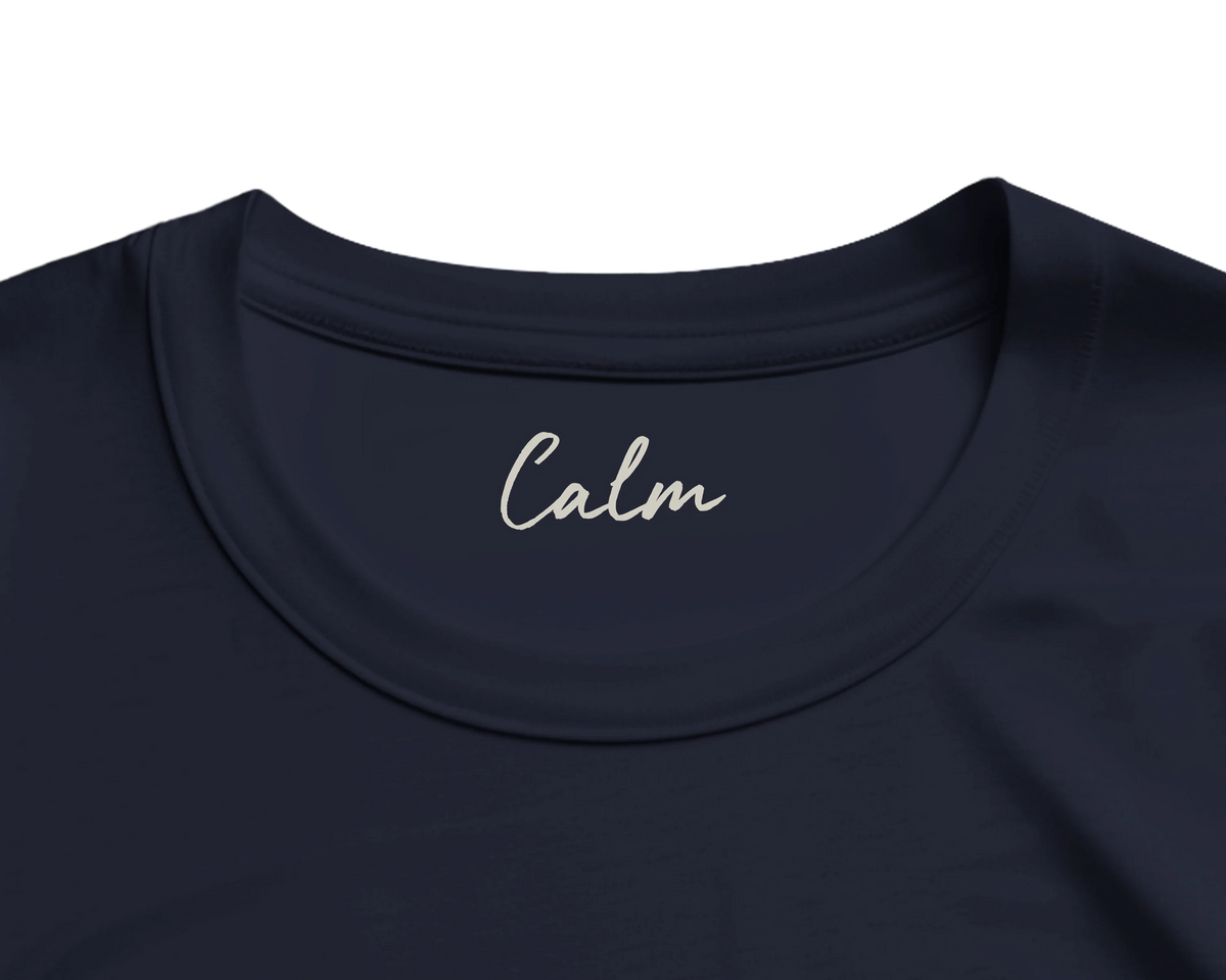 Calm - "Emerald Storms" T-shirt French Navy 2