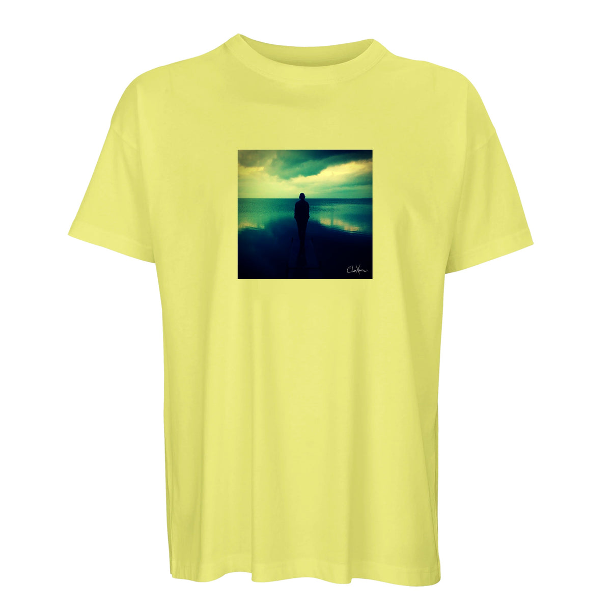 Calm - "Emerald Storms" T-shirt Light Yellow 1