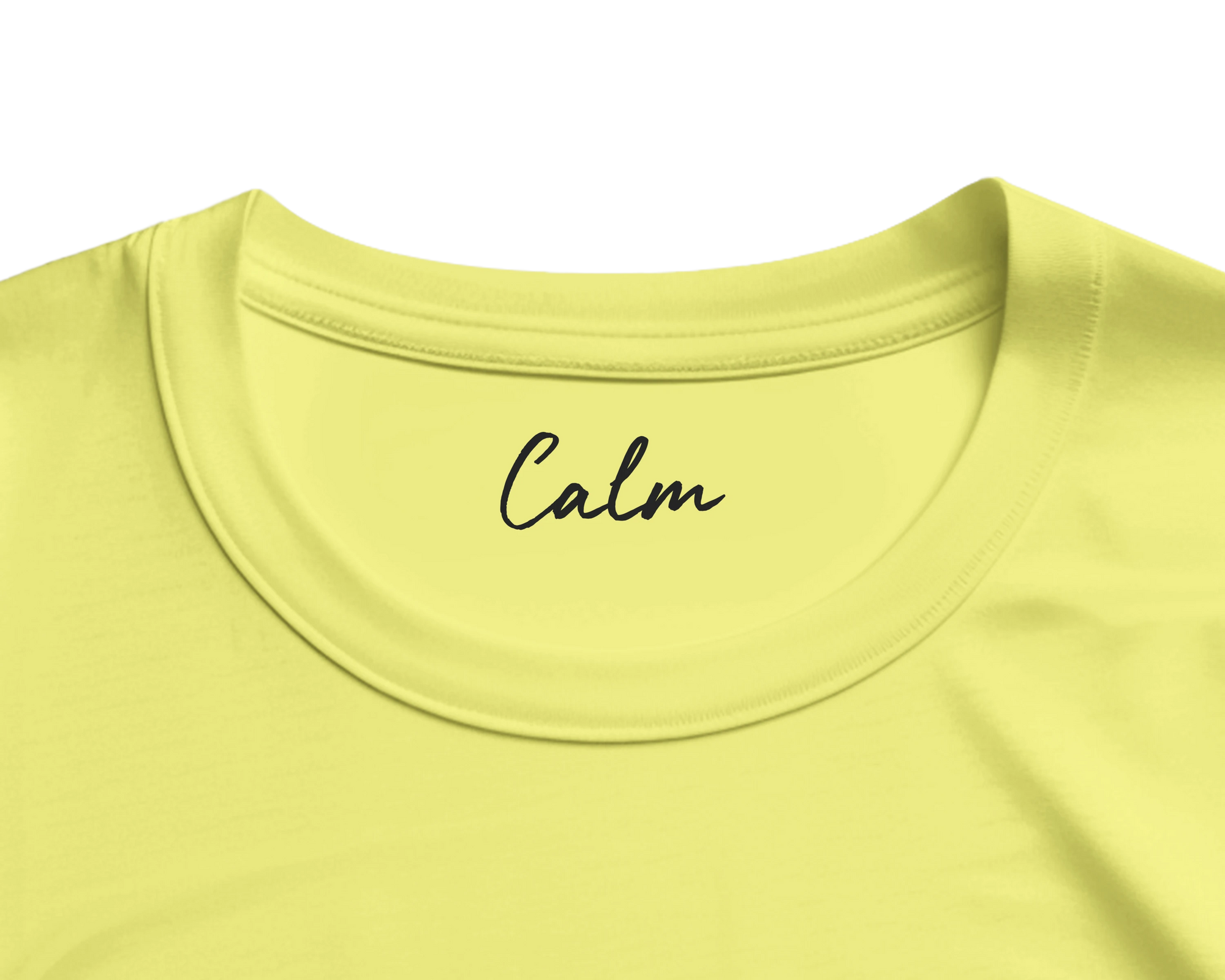 Calm - "Emerald Storms" T-shirt Light Yellow 2