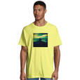 Calm - "Emerald Storms" T-shirt Light Yellow 4