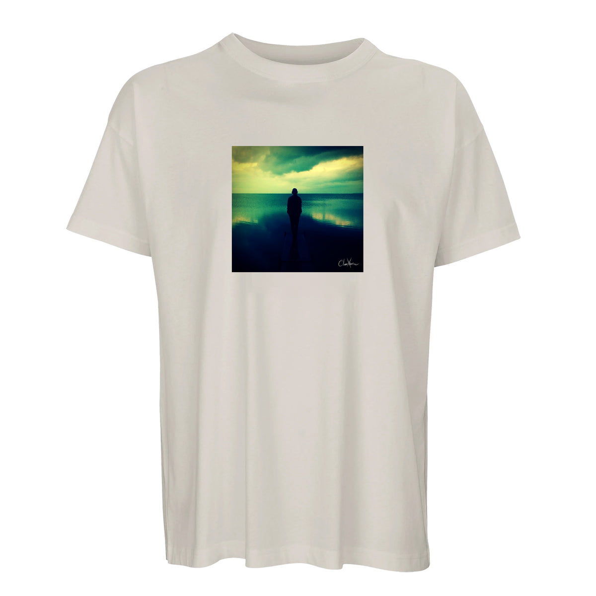 Calm - "Emerald Storms" T-shirt Off White 1