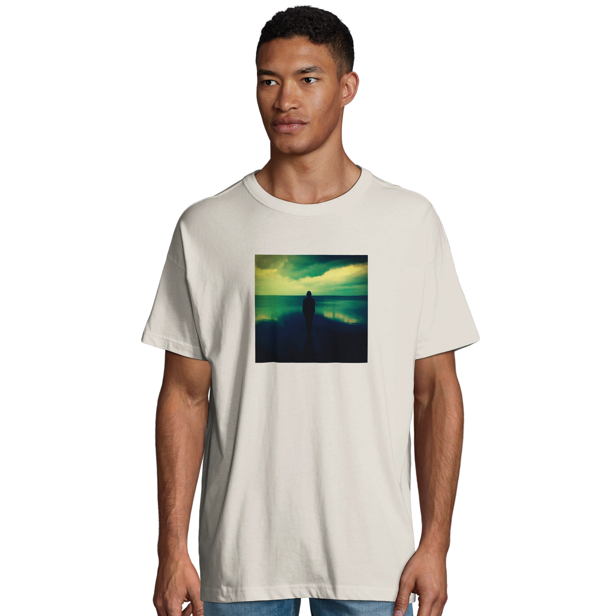 Calm - "Emerald Storms" T-shirt Off White 4