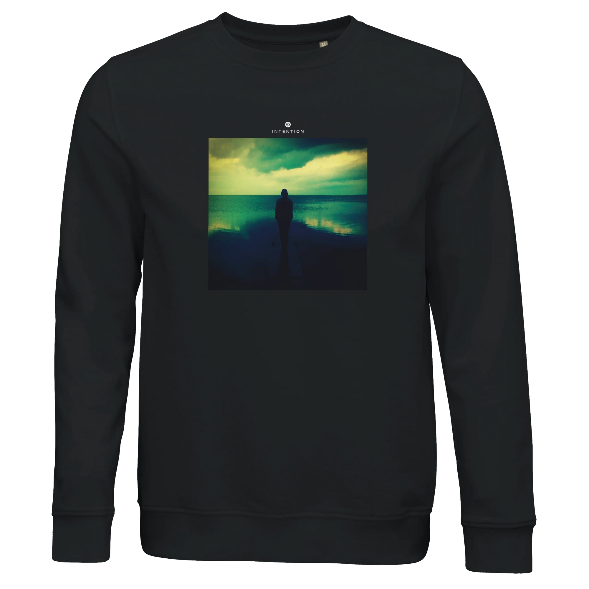 Calm - "Emerald Storms" Sweatshirt Black 1