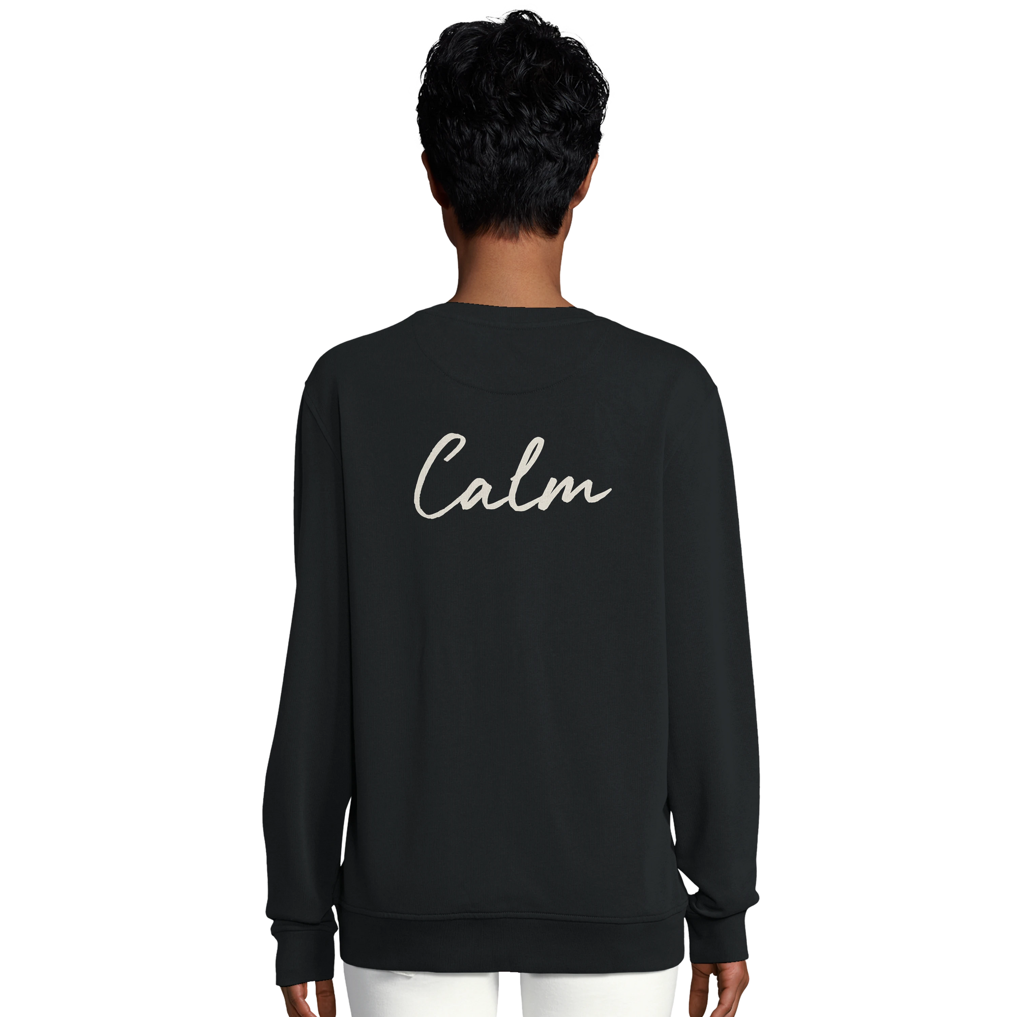 Calm - "Emerald Storms" Sweatshirt Black 6