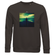 Calm - "Emerald Storms" Sweatshirt deep charcoal grey 1