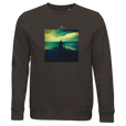 Calm - "Emerald Storms" Sweatshirt deep charcoal grey 1