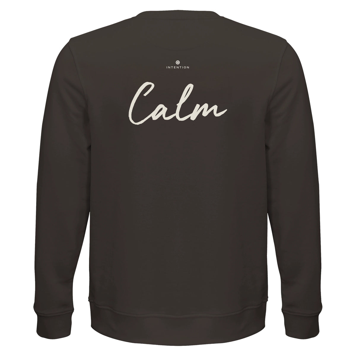 Calm - "Emerald Storms" Sweatshirt deep charcoal grey 2
