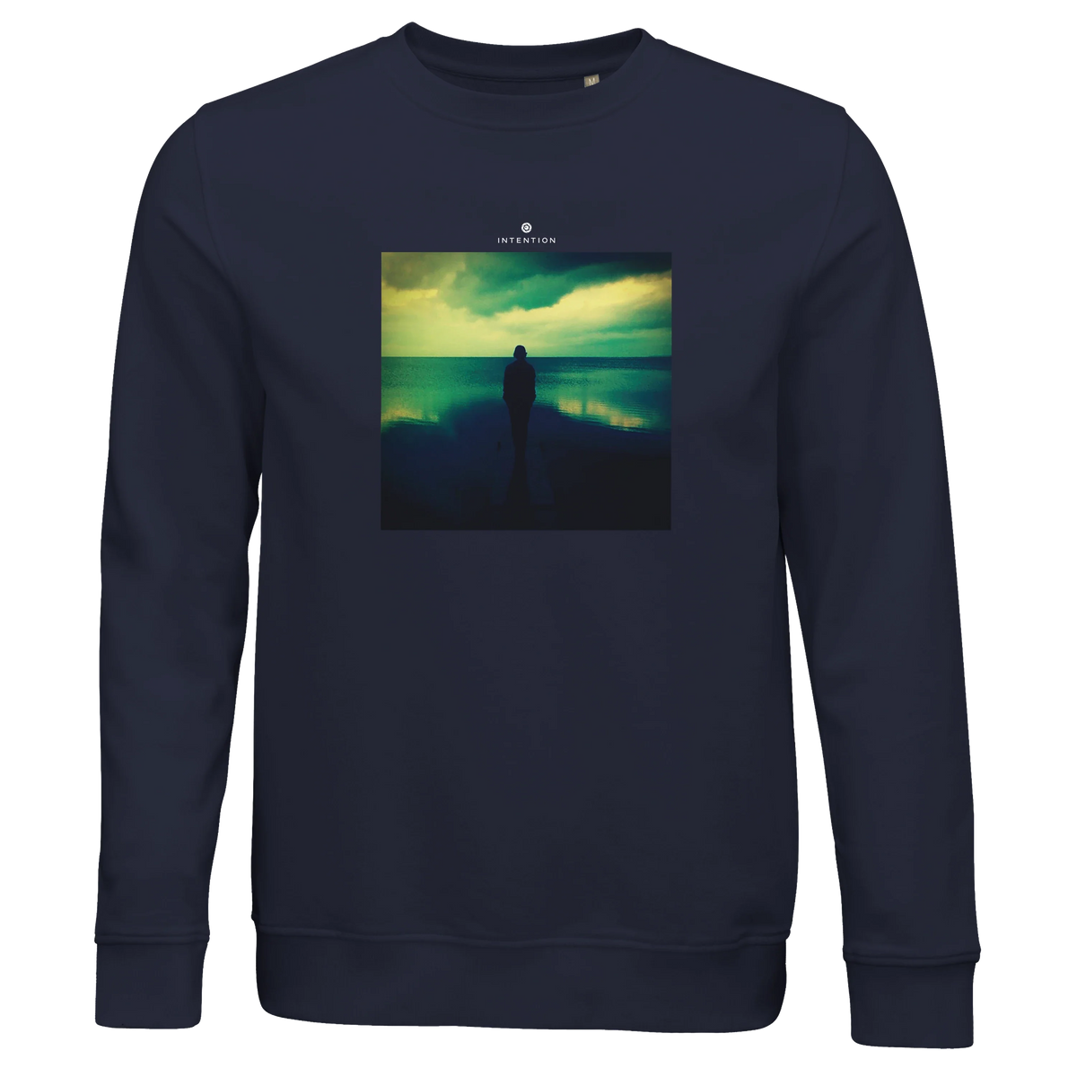 Calm - "Emerald Storms" Sweatshirt French Navy 1