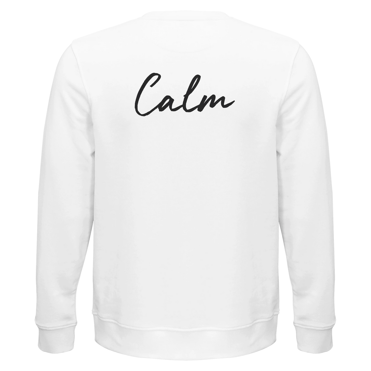 Calm - "Emerald Storms" Sweatshirt White 2