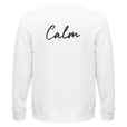 Calm - "Emerald Storms" Sweatshirt White 2