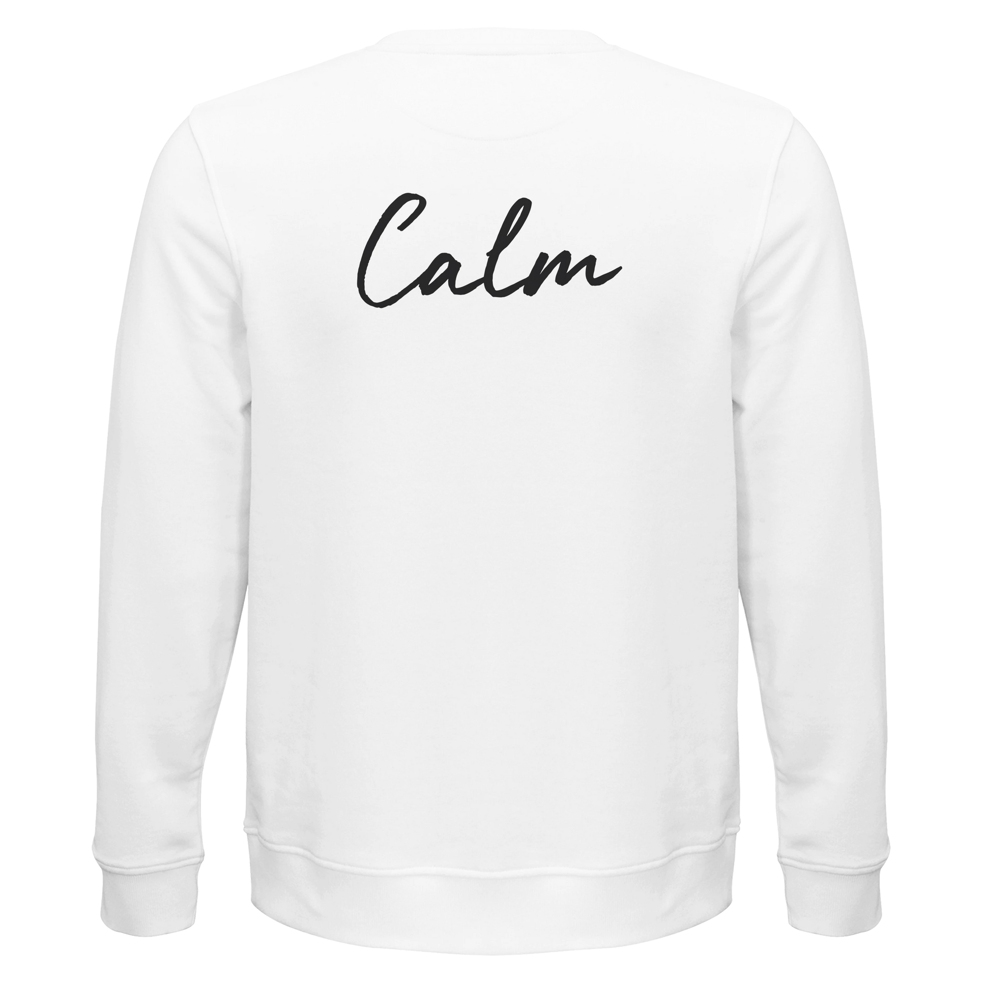Calm - "Emerald Storms" Sweatshirt White 2