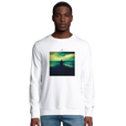 Calm - "Emerald Storms" Sweatshirt White 3
