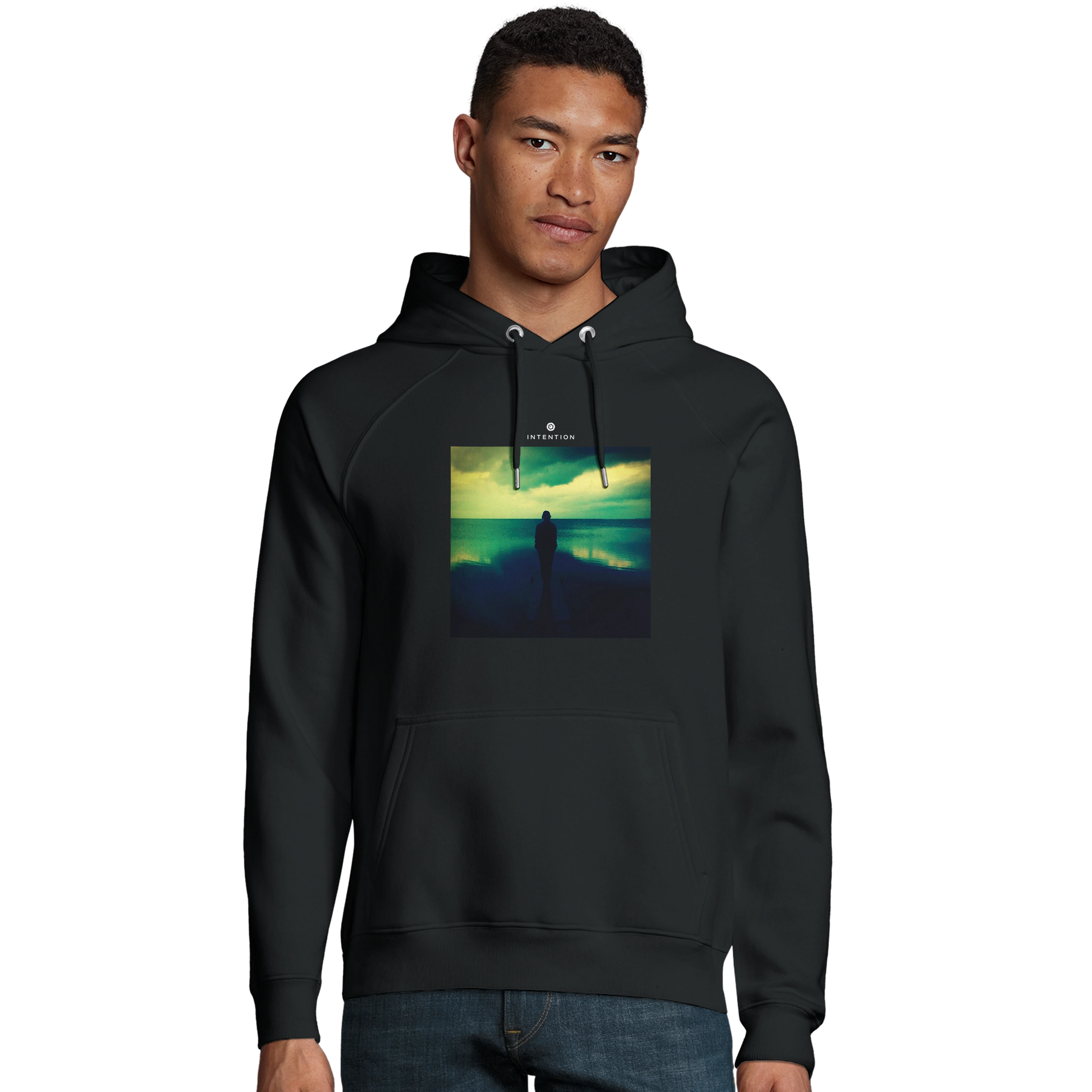 Calm - "Emerald Storms" Hoodie Black 3