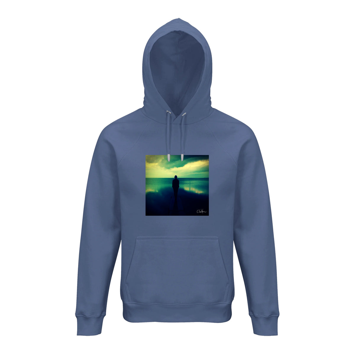 Calm - "Emerald Storms" Hoodie Blue 1