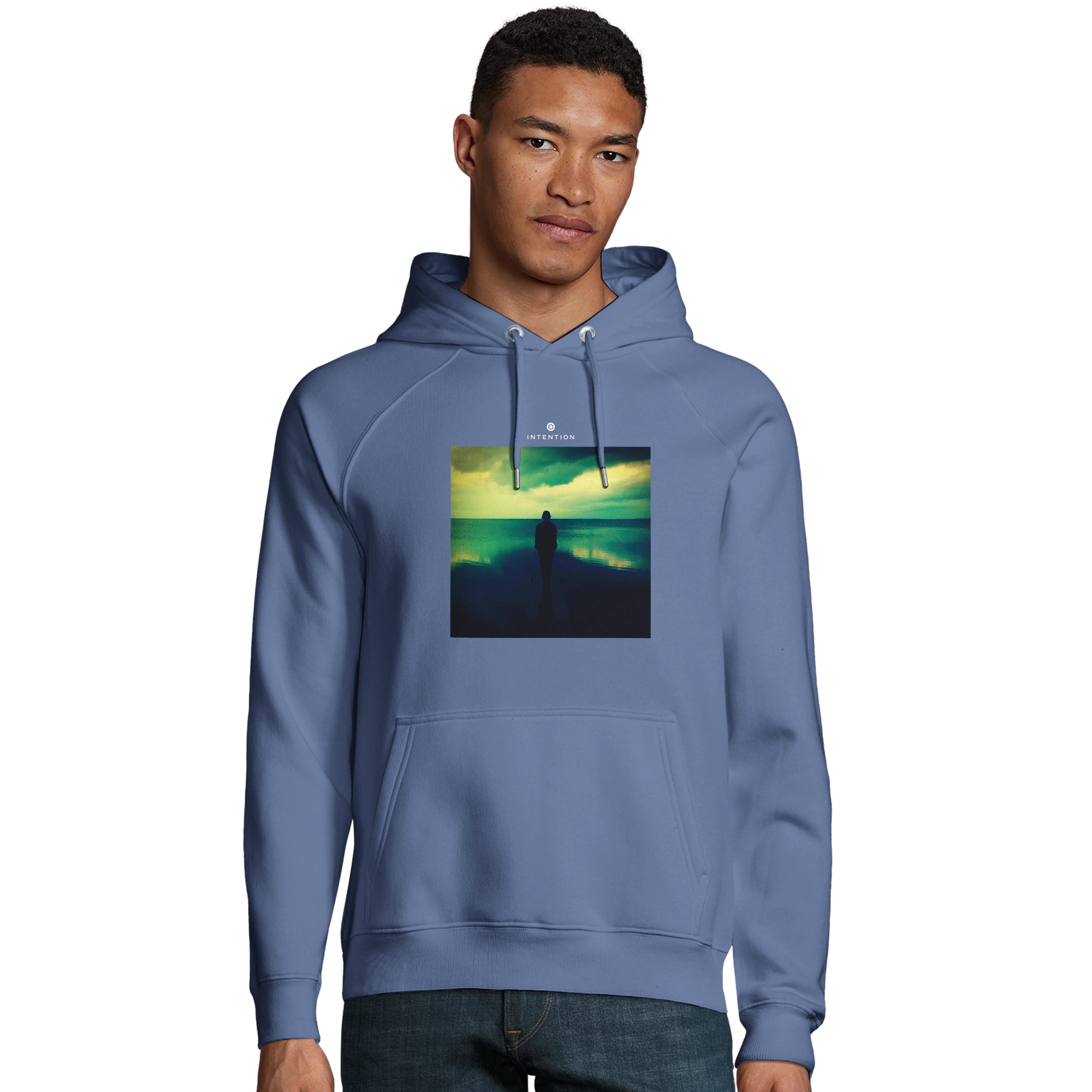 Calm - "Emerald Storms" Hoodie Blue 3