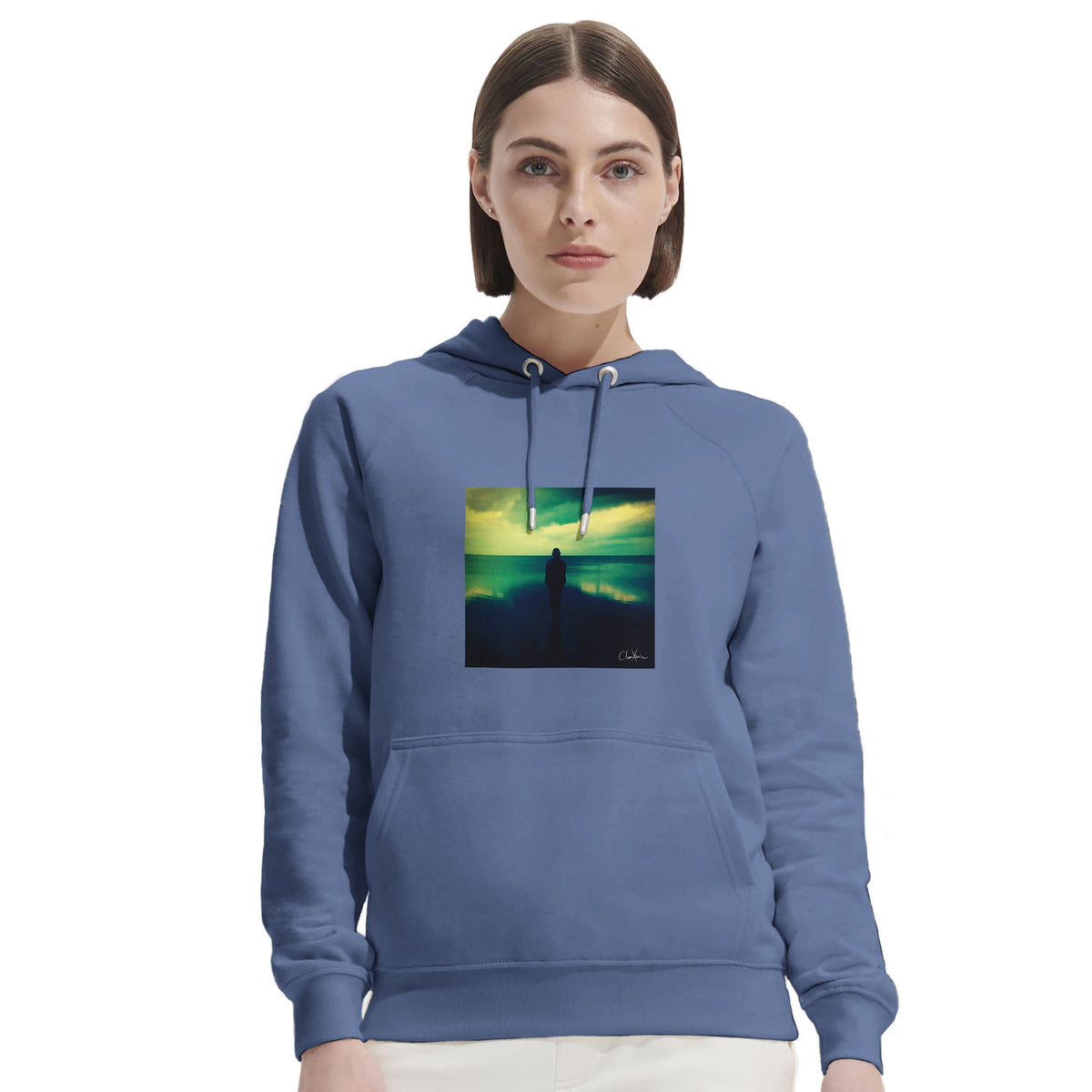 Calm - "Emerald Storms" Hoodie Blue 5