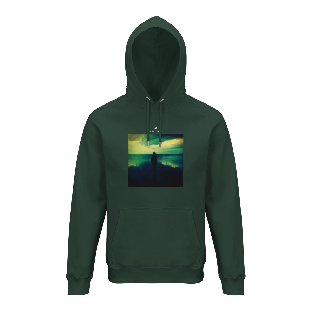 Calm - "Emerald Storms" Hoodie Bottle Green 1
